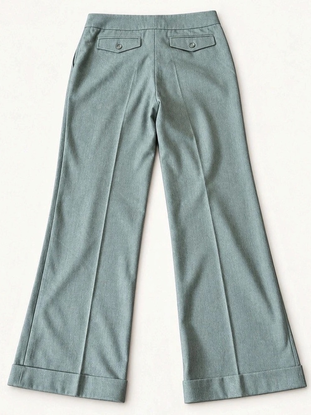 Thalian Women's Wide Leg Pants in sage gray estimated size 9/10